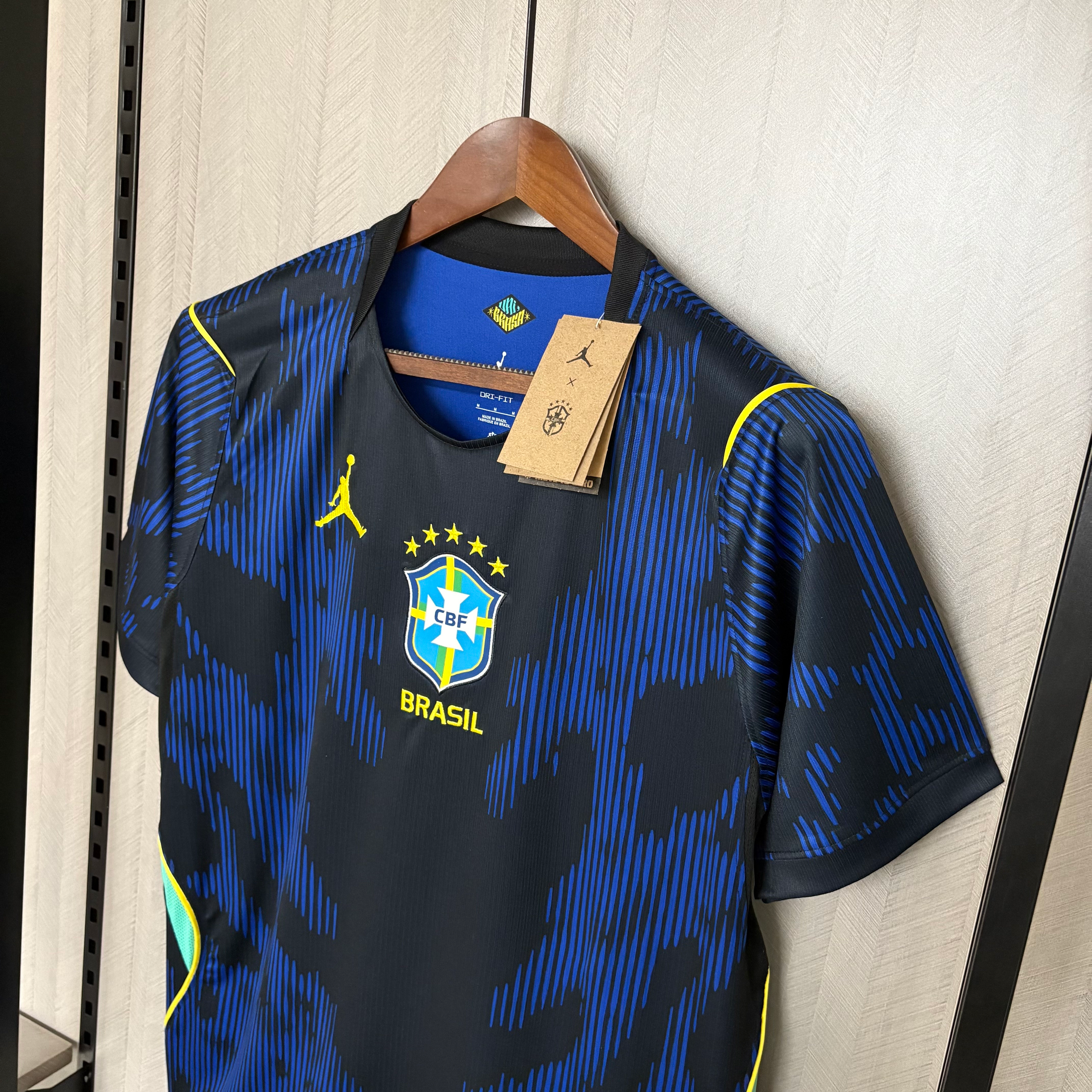 Combo Casal 👫 Camisa Seleção Brasileira Azul Lançamento 2026 🇧🇷